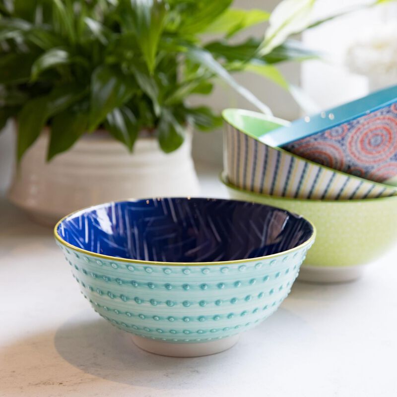 Mikasa Leafy Indigo Does It All Bowl 15.7cm image number 2